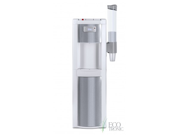 Кулер для воды напольный с нижней загрузкой бутыли Ecotronic P9-LX White+SS